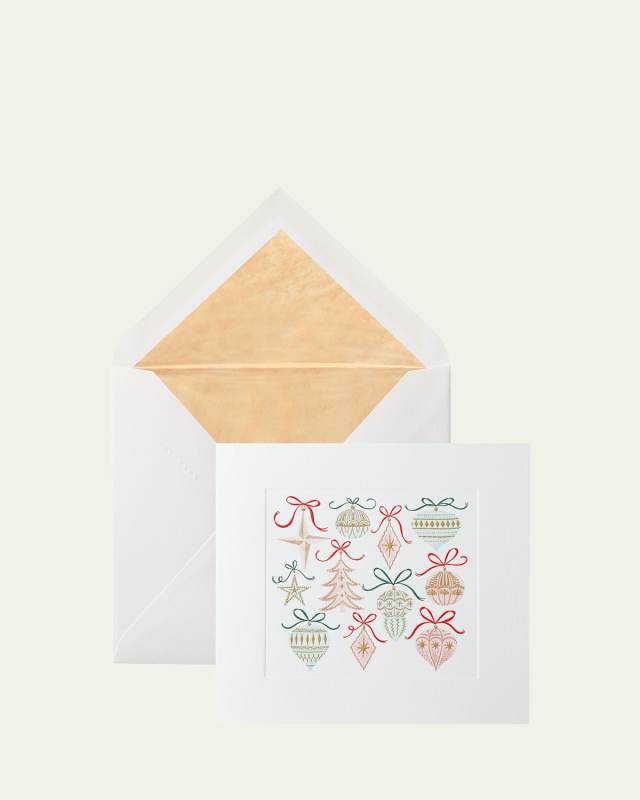 Baubles Holiday Cards, Set of 10